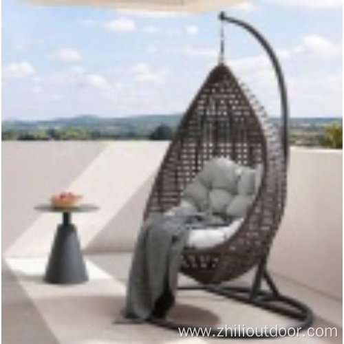 Outdoor Furniture Garden Patio Moon Shape Egg Chair